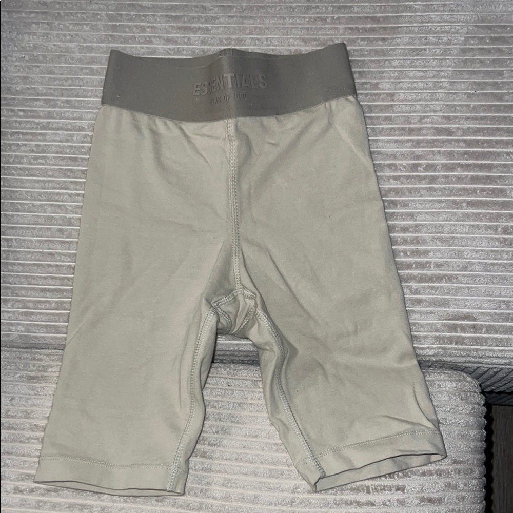 Essentials Gray Athletic Shorts with Elastic Waistband